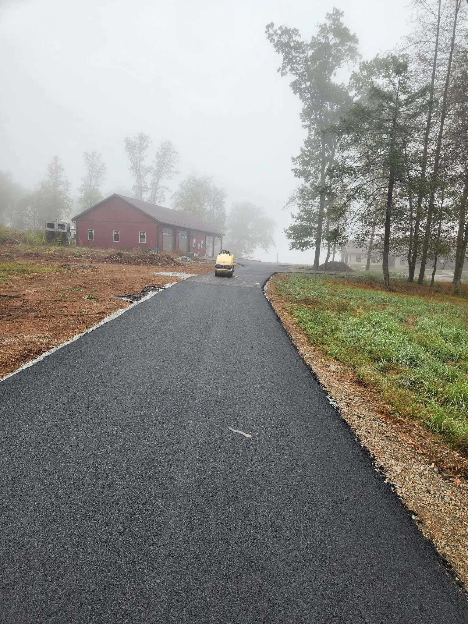 Asphalt paving project by VP Construction